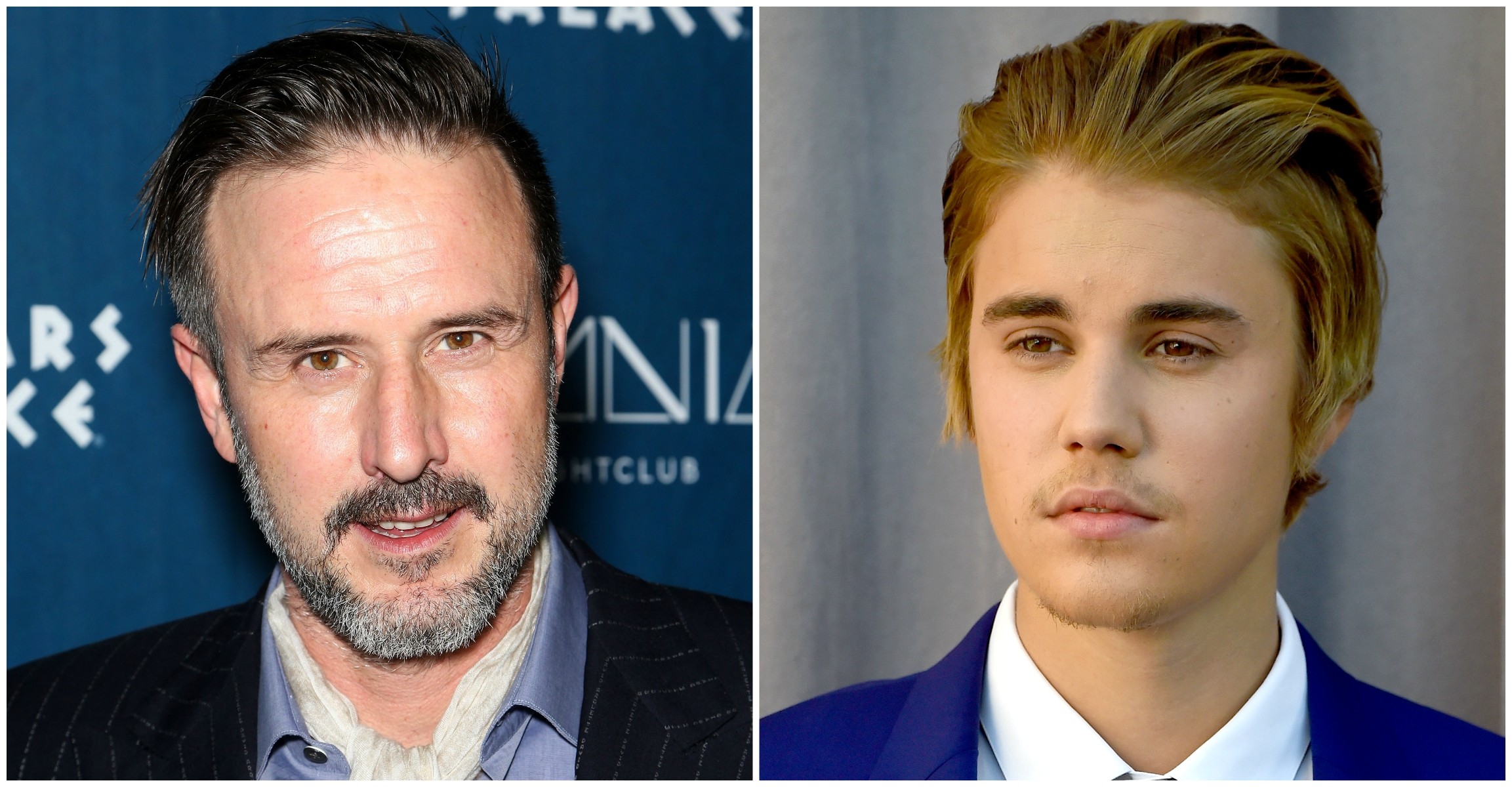 David Arquette e Justin Bieber. (Foto: Getty Images)