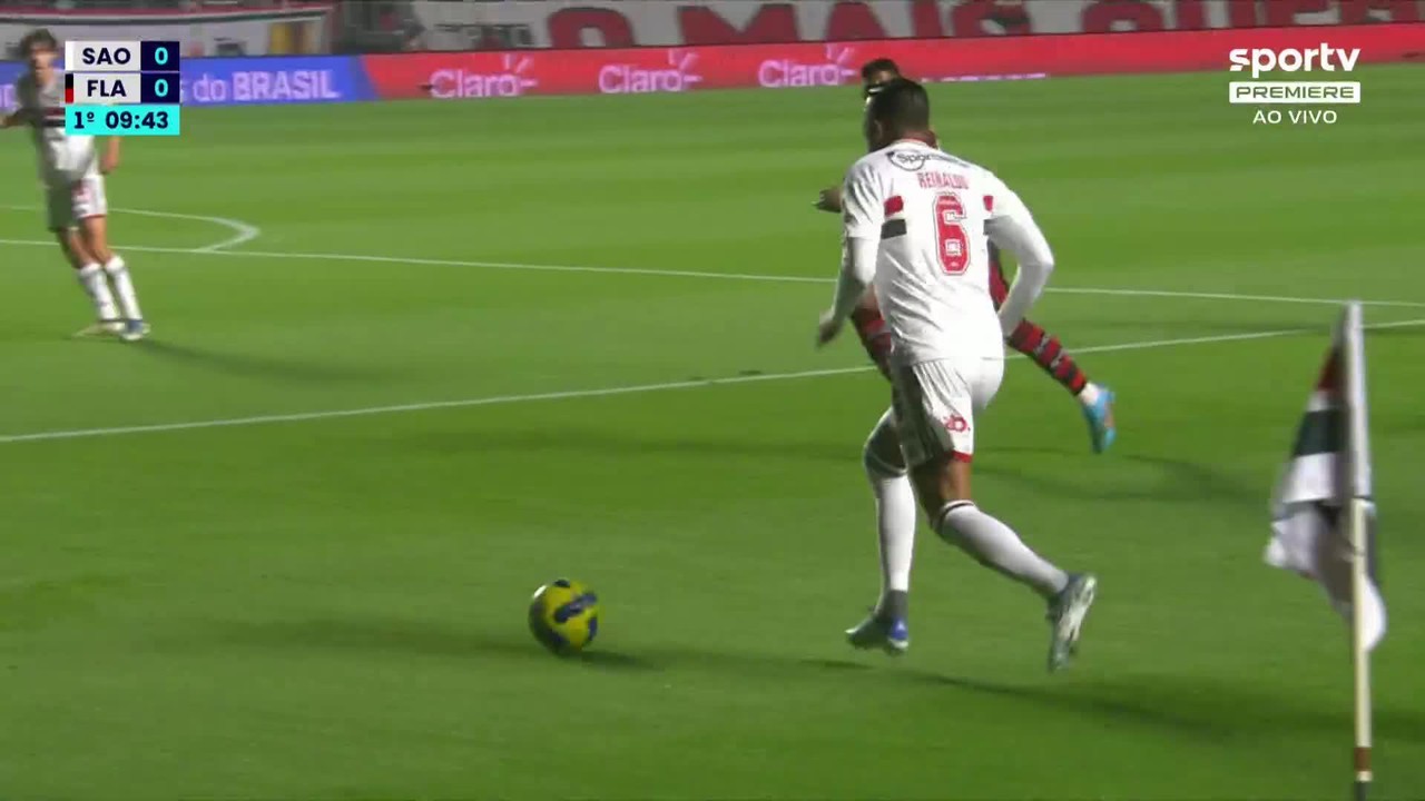 S&atilde;o Paulo x Flamengo - Melhores Momentos do 1&ordm; Tempo