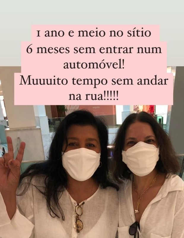 Regina Casé fala sobre volta ao Rio (Foto: Reprodução/Instagram)