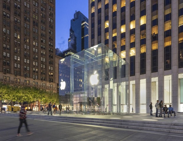 Loja da Apple na 5ª Avenida em Manhattan, Nova Iorque, Estados