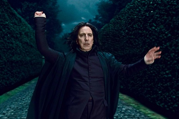 Alan Rickman in a scene from one of the Harry Potter films (Photo: Reproduction)
