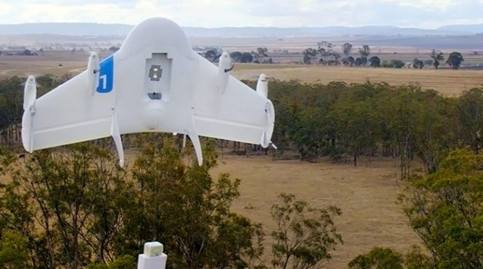 Drone do Google: empresa que explorar tecnologia (Foto: Reprodução)