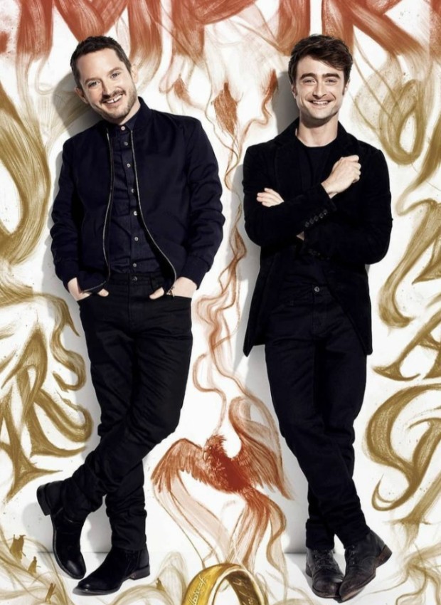 Elijah Wood e Daniel Radcliffe na capa da revista Empire  (Foto: divulgação )