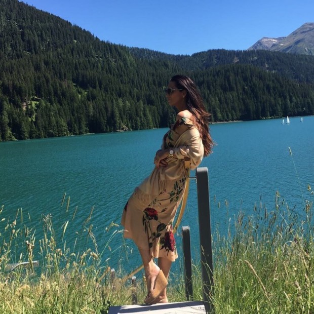 Luiza Brunet nos Alpes Suíços (Foto: Reprodução/Instagram)