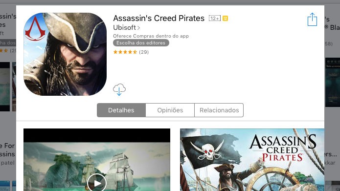 Acesse a página do TechTudo sobre Assassins Creed Pirates e faça o download (Foto: Reprodução/Tais Carvalho)