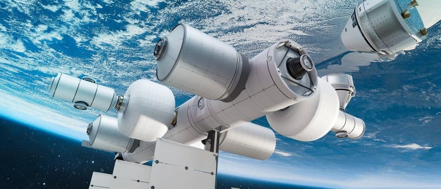 Blue Origin anuncia a Orbital Reef, primeira estação espacial privada do mundo  (Foto: Reprodução/Twitter Orbital Reef)