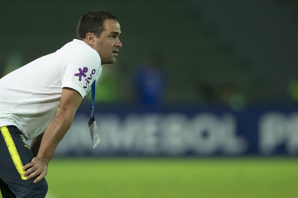 André Jardine tem dilemas a resolver na Seleção Brasileira — Foto: Lucas Figueiredo / CBF