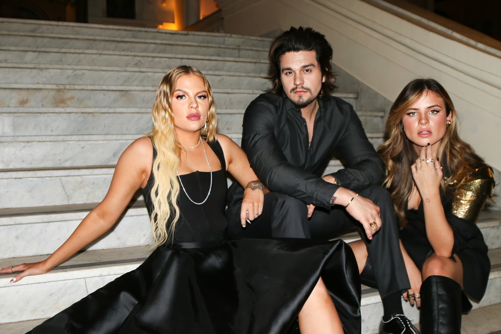Luisa Sonza, Luan Santana e Giulia Be fazem live neste sábado (26) — Foto: Divulgação