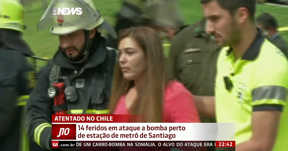 G1 - Sobe para 14 número de feridos em atentado no metrô de Santiago ...