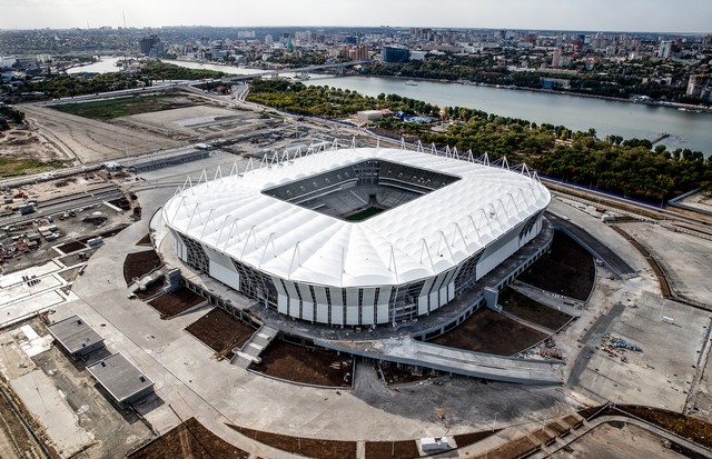 ROSTOV-ON-DON, RUSSIA - AUGUST 20:  A general view of the Rostov Arena on August 20, 2017 in ERostov-on-Don, Russia.  (Photo by Lars Baron/Getty Images) (Foto: Getty Images)