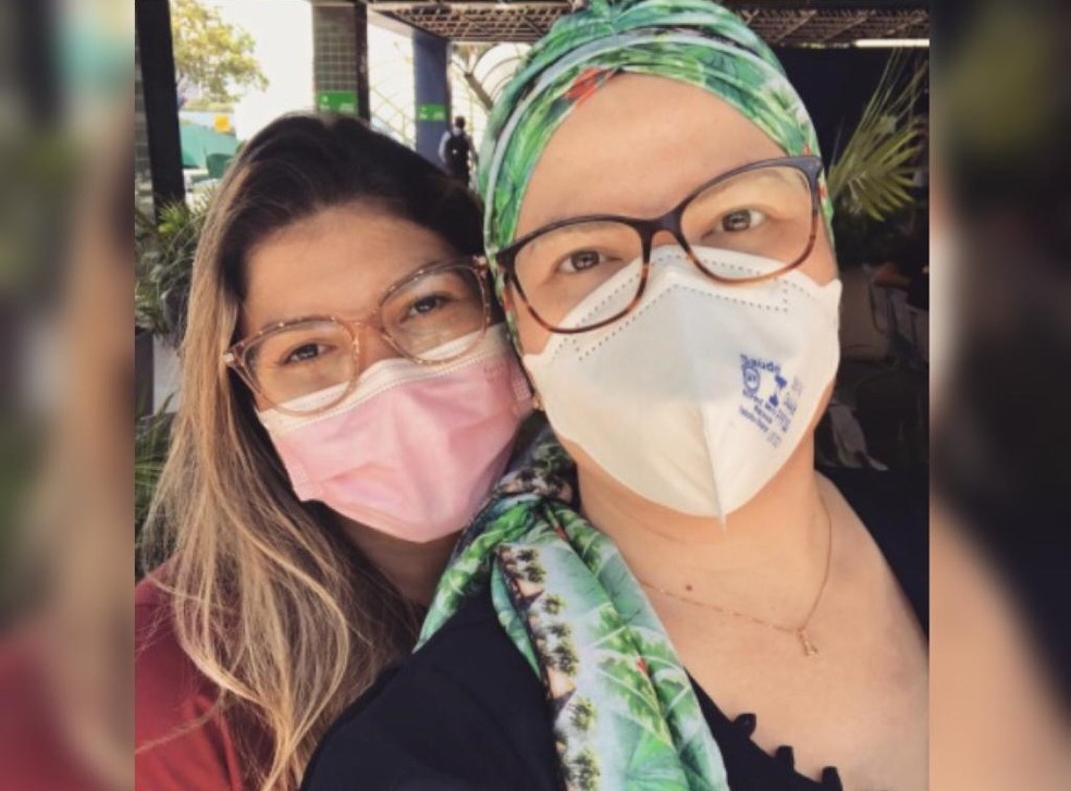Repórter da TV Verdes Mares Marina Alves passará por cirurgia contra linfoma; ela descobriu ter uma irmã que é doadora compatível — Foto: Marina Alves/Arquivo pessoal