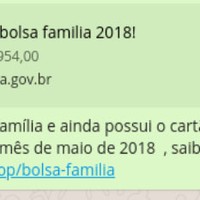 MINISTÉRIO ALERTA PARA FRAUDE VIA WHATSAPP SOBRE 13º DO BOLSA FAMÍLIA - O  Tabuleiro