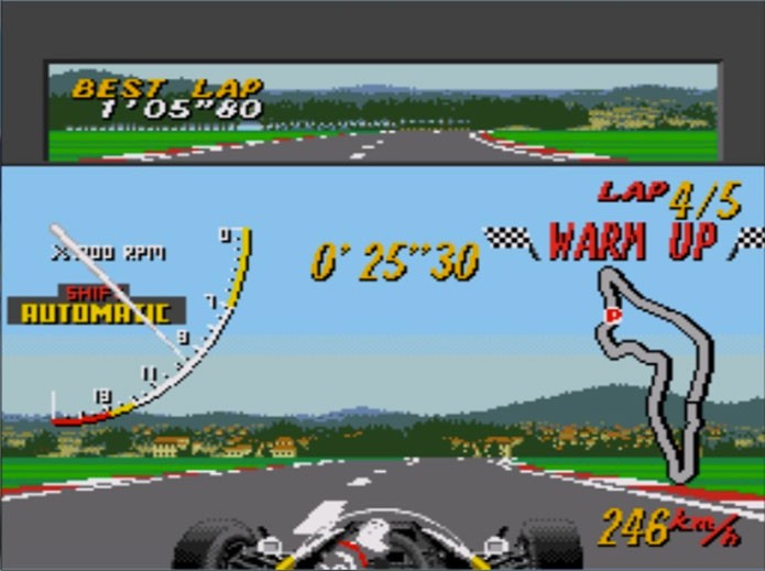 Super Monaco Gp tinha a presença de Ayrton Senna (Foto: Divulgação)