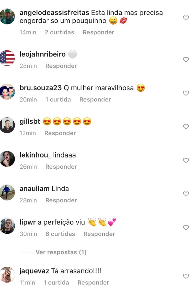 Mariana Rios recebe comentários em foto (Foto: Reprodução/Instagram)