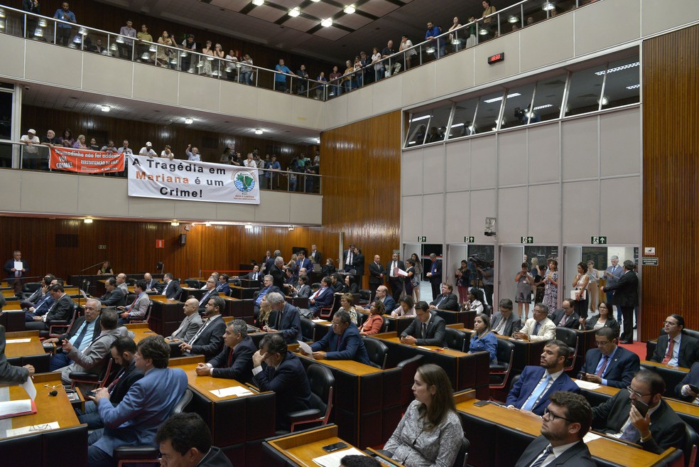 Assembleia aprova projeto que endurece regras para mineração — Foto: Willian Dias / ALMG/ Divulgação