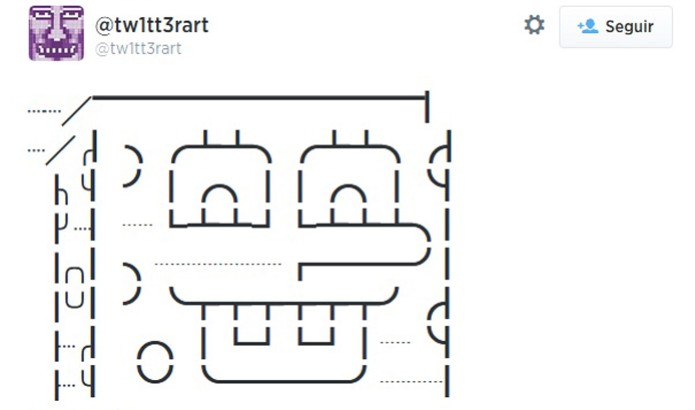 Arte do Bob Esponja no Twitter (Foto: Reprodução/Twitter)