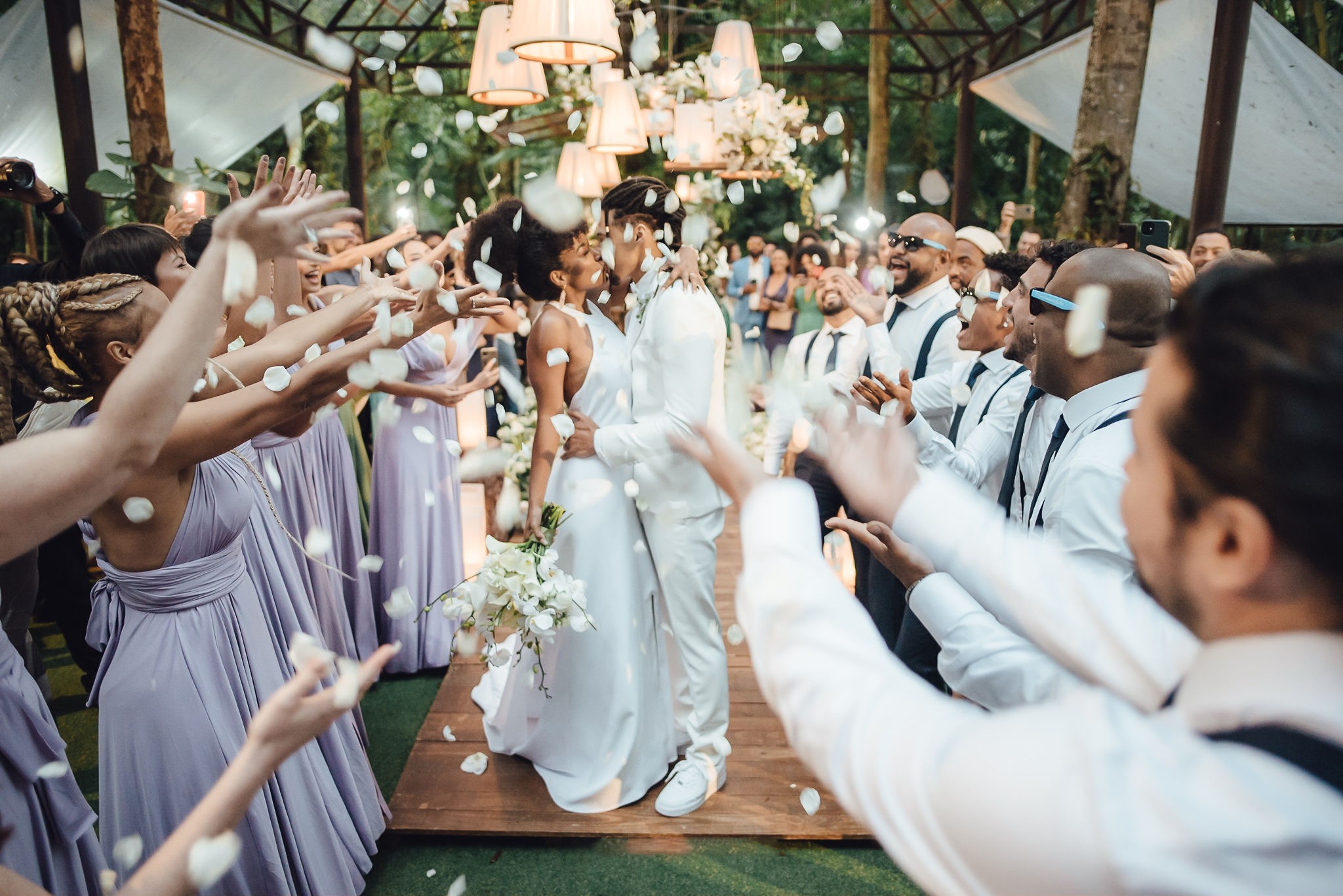 O casamento de Ivi Pizzott e Luis Navarro (Foto: Divulgação / Vitor Barboni)