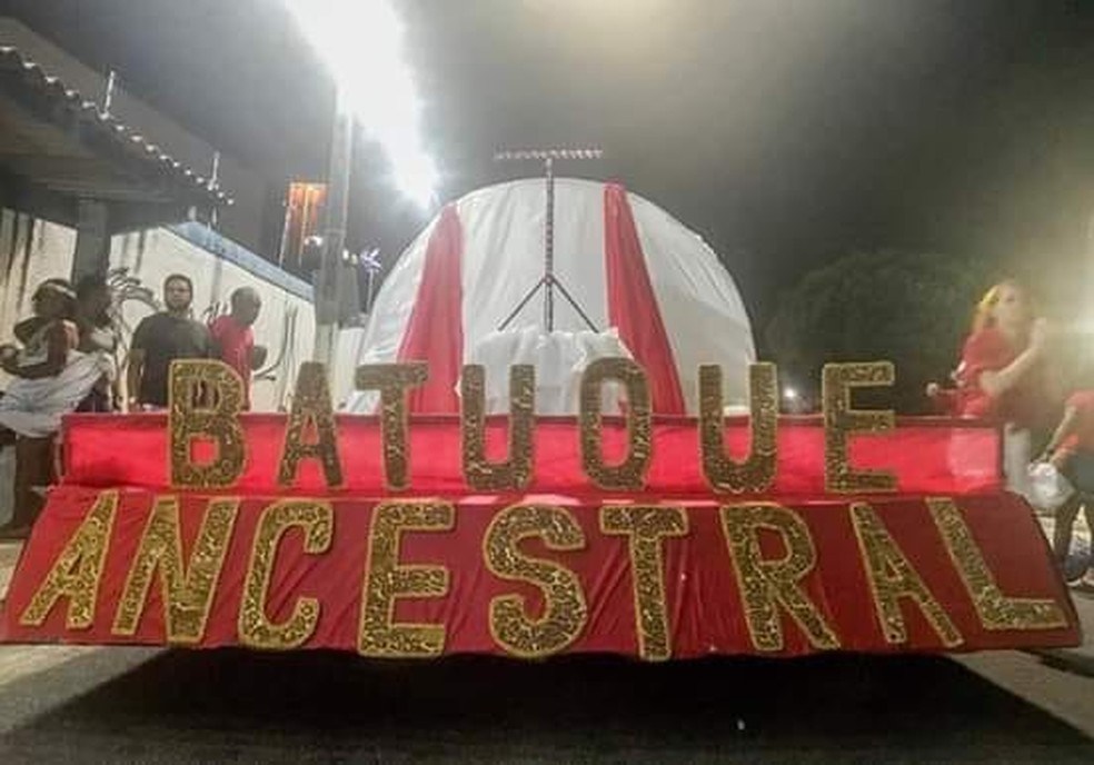 Em 2019, Batuque Ancestral saiu na avenida pela primeira em 2019 vez no carnaval de Natal — Foto: Divulgação