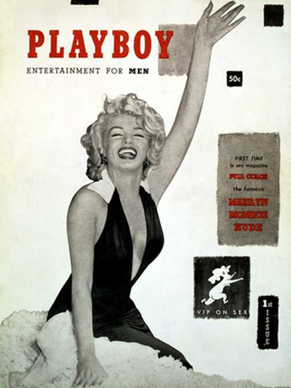 'Playboy', revista lançada em 1953 com uma capa sexy de Marilyn Monroe (Foto: Reprodução)