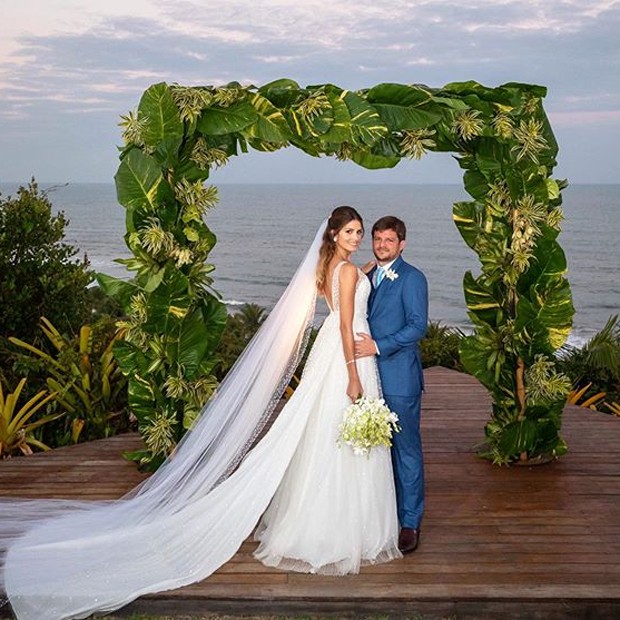 Os noivos MAysa Marques e Eduardo Mussi (Foto: Reprodução/Instagram)
