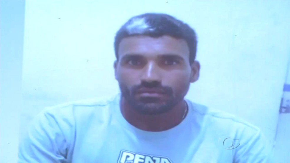 Suspeito foi identificado pela vítima que sobreviveu ao ataque na chacina de Guaxuma — Foto: Reprodução / TV Gazeta