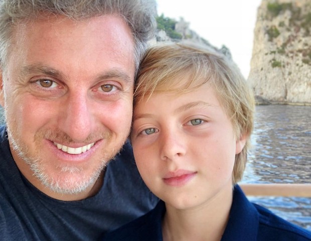 Luciano e o filho, Benício (Foto: Reprodução/ Instagram)