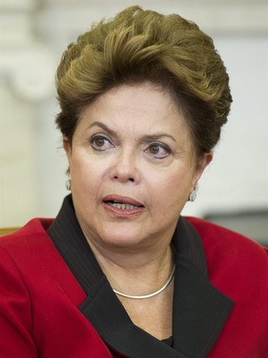 Dilma Rousseff em visita aos EUA (Foto: EFE)