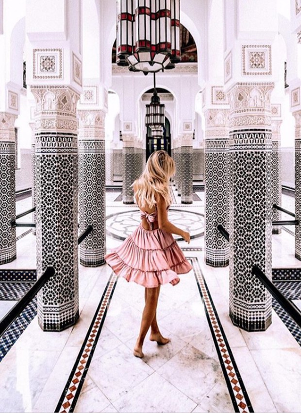 La Mamounia é uma palácio e hotel em Marrocos (Foto: Instagram/ Reprodução)