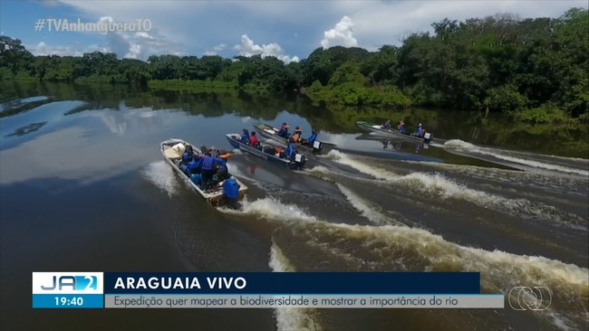 Expedio mapeia biodiversidade do Rio Araguaia