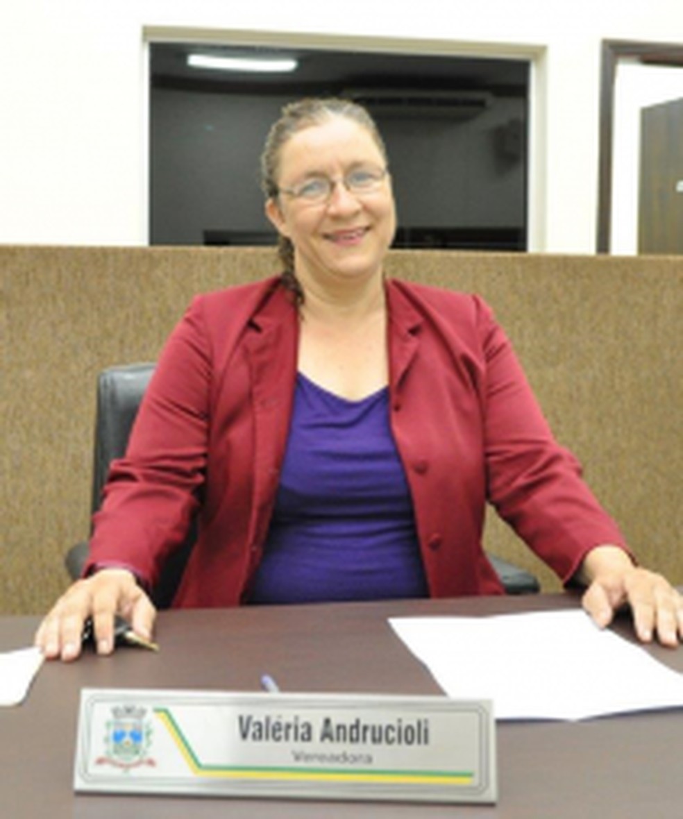 Vereadora de Pontal Valéria Andrucioli, morreu após um AVC — Foto: Reprodução/Facebook