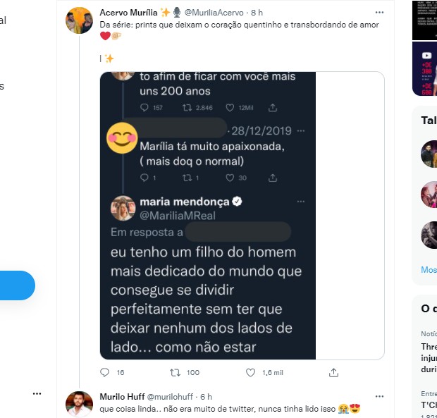 Murilo Huff comenta declaração de Marília Mendonça (Foto: Reprodução/Instagram)