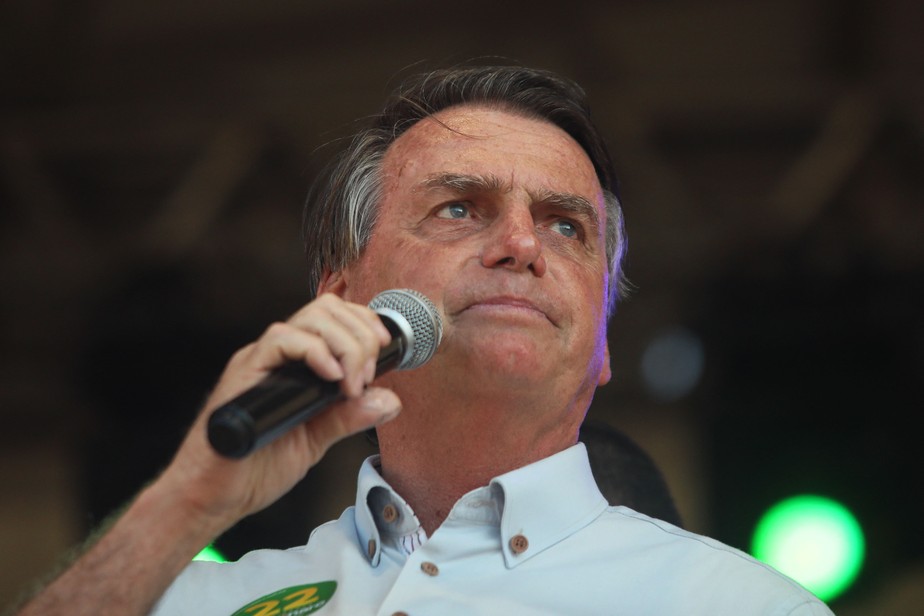 O presidente Jair Bolsonaro 15/10/2022