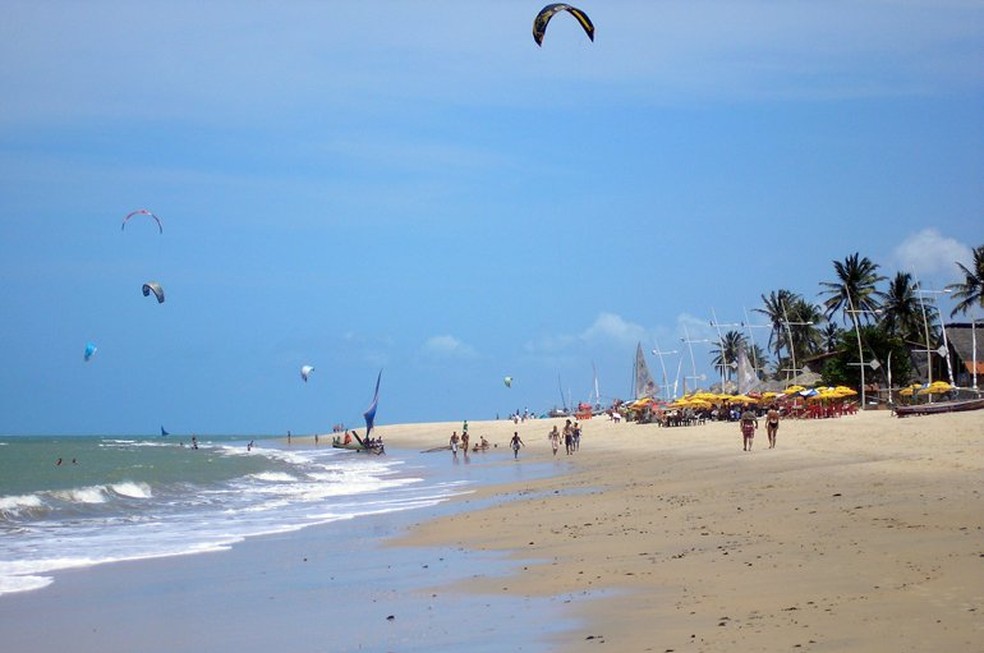 Praia de Cumbuco, em Fortaleza — Foto: Divulgação
