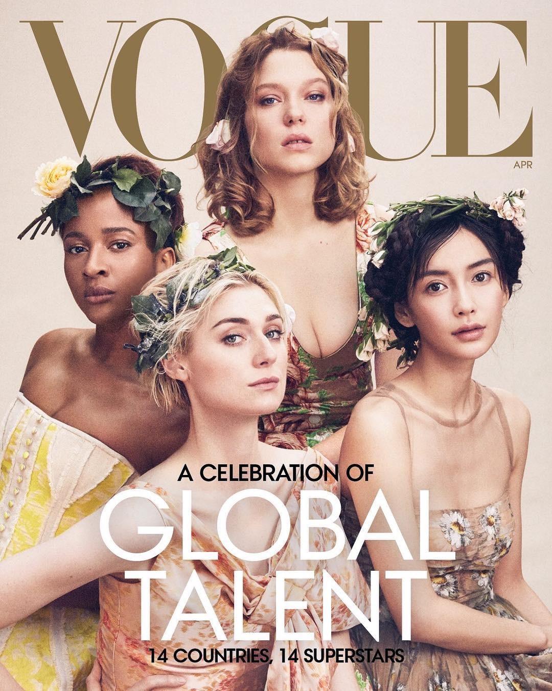 Capa de abril da Vogue americana (Foto: Reprodução)