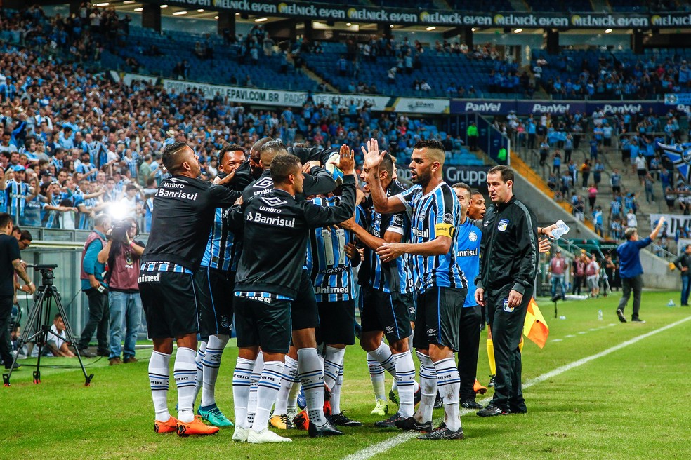 Maio azul: Grêmio está invicto nos jogos disputados ao longo do mês (Foto: Lucas Uebel / Grêmio, DVG)