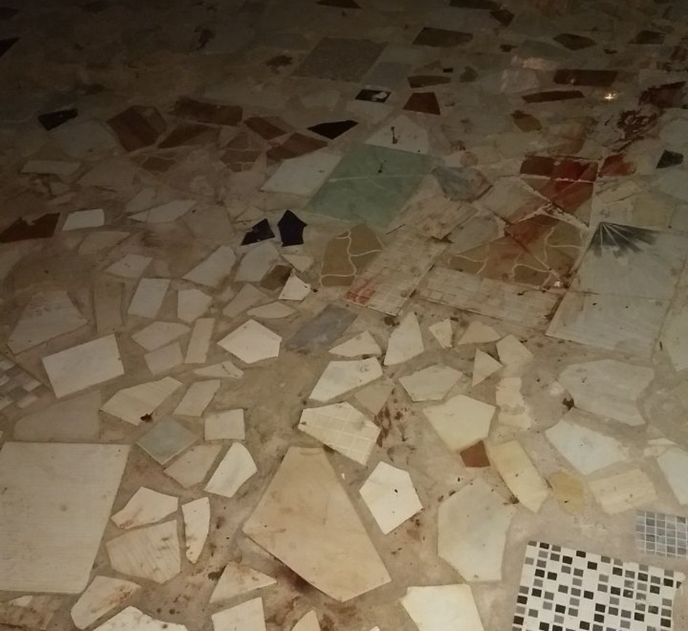 Suspeito estava limpando a cena do crime quando foi surpreendido em Pederneiras (Foto: Arquivo Pessoal)