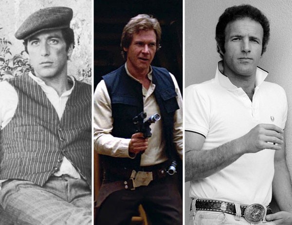 Al Pacino, Harrison Ford e James Caan tiveram o papel de Han Solo nas mãos, mas acabou ficando com o intérprete de Indiana Jones (Foto: divulgação)