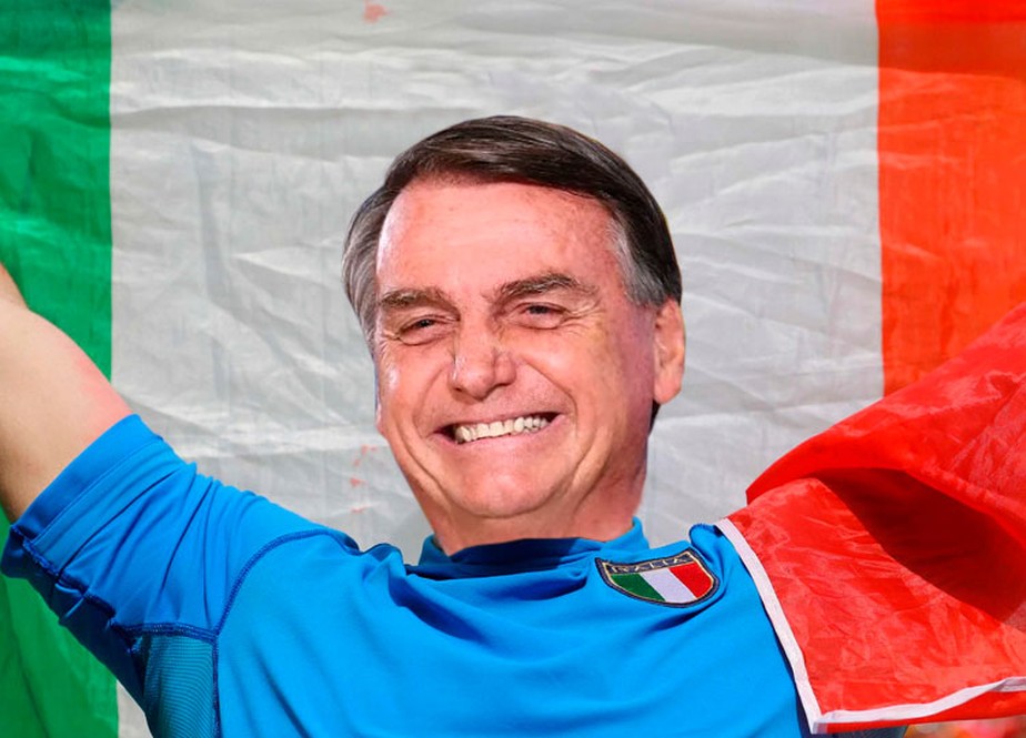 Bolsonaro diz que pela lei é italiano