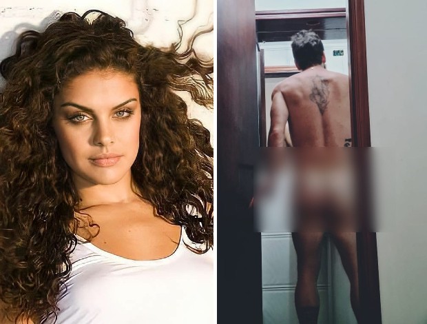 Paloma Bernardi tira foto do namorado nu (Foto: Reprodução / Instagram)