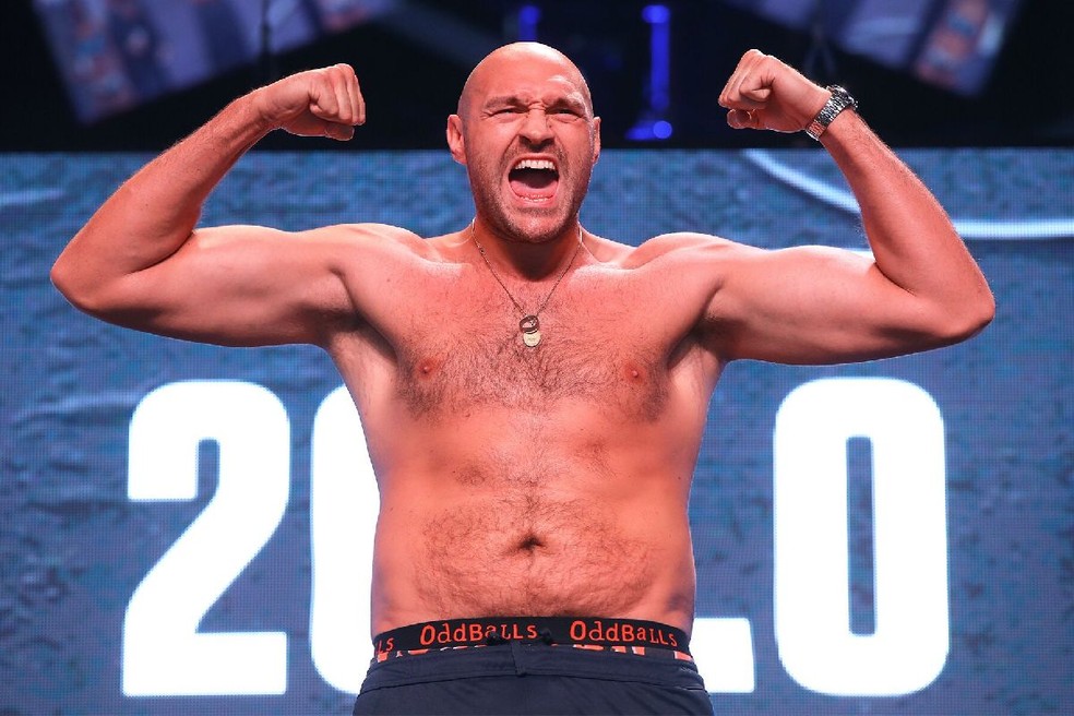 Tyson Fury é o atual campeão mundial dos pesos-pesados pelo CMB — Foto: Divulgação