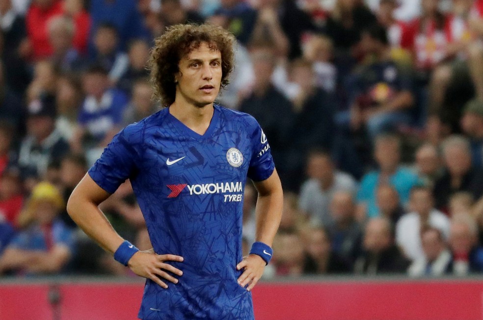 David Luiz fez hist&oacute;ria no Chelsea &mdash; Foto: Reuters