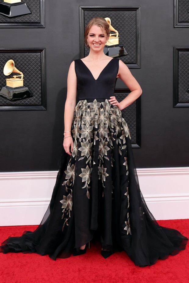LAS VEGAS, NEVADA - APRIL 03: Aubrey Johnson attends the 64th Annual GRAMMY Awards at MGM Grand Garden Arena on April 03, 2022 in Las Vegas, Nevada. (Photo by Amy Sussman/Getty Images) (Foto: Getty Images)