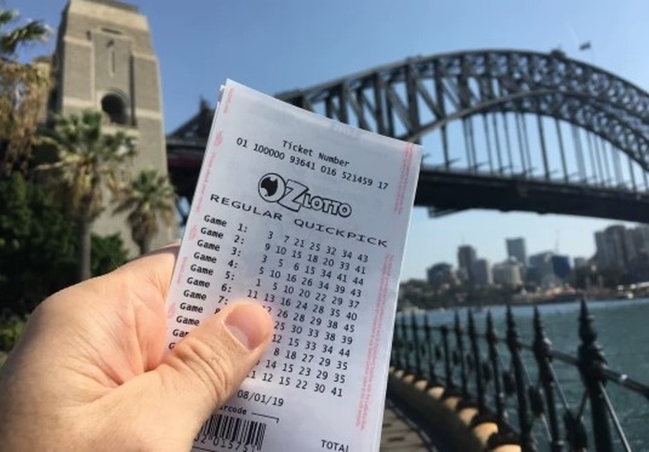 Bilhete de loteria na Austrália