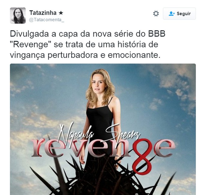 BBB 16 Twitter Revenge Ana Paula (Foto: Reprodução/Internet)