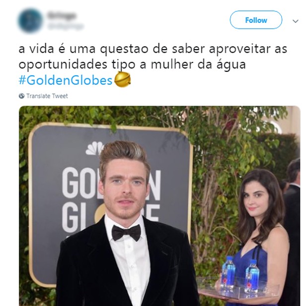 Comentários sobre funcionária do Globo de Ouro (Foto: Reprodução/Twitter)