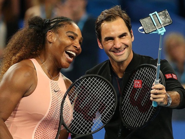 Serena Williams e Roger Federer (Foto: Getty)