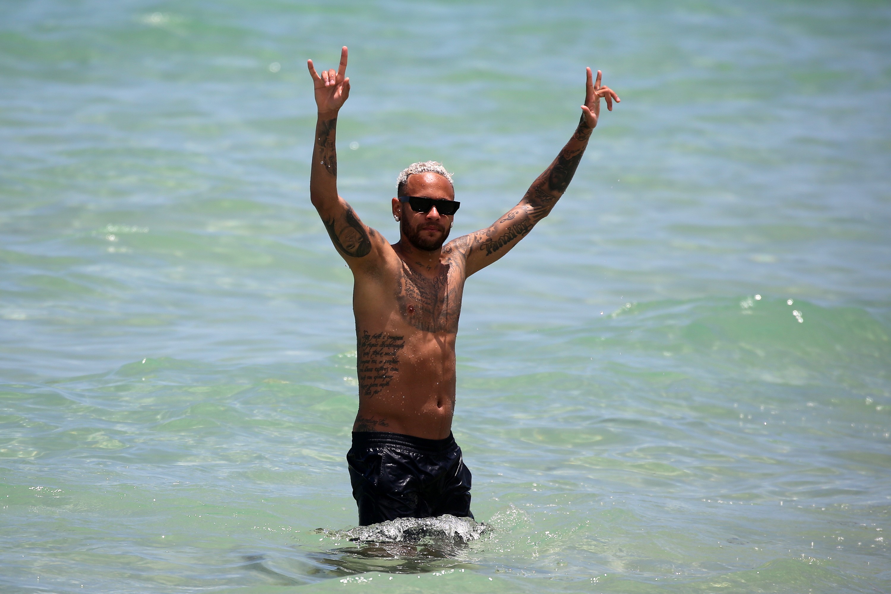 Neymar em Miami (Foto: Getty Images)