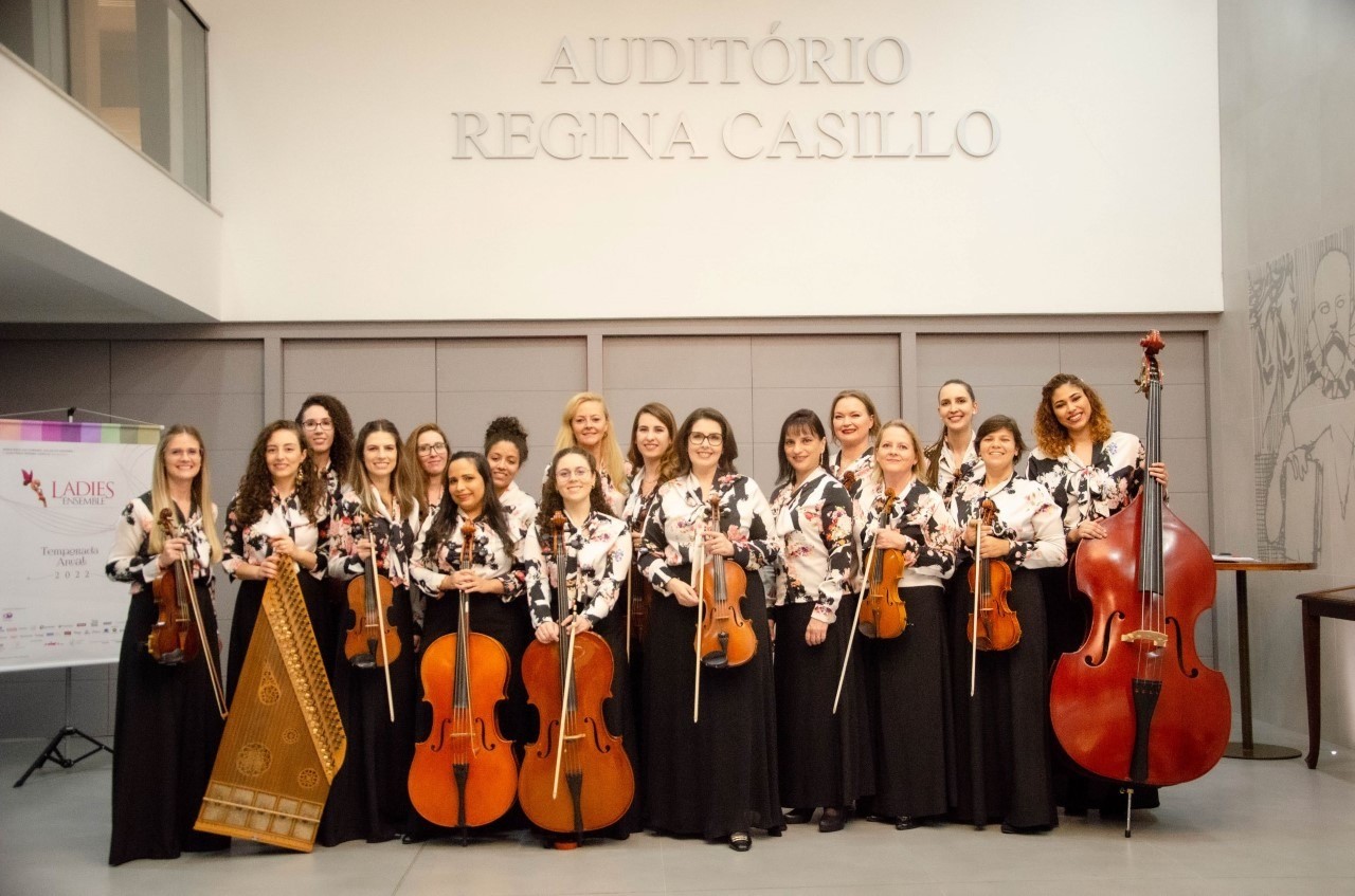 Em ritmo de tango, orquestra feminina Ladies Ensemble se apresenta nesta sexta (24) e sábado (25) em Curitiba