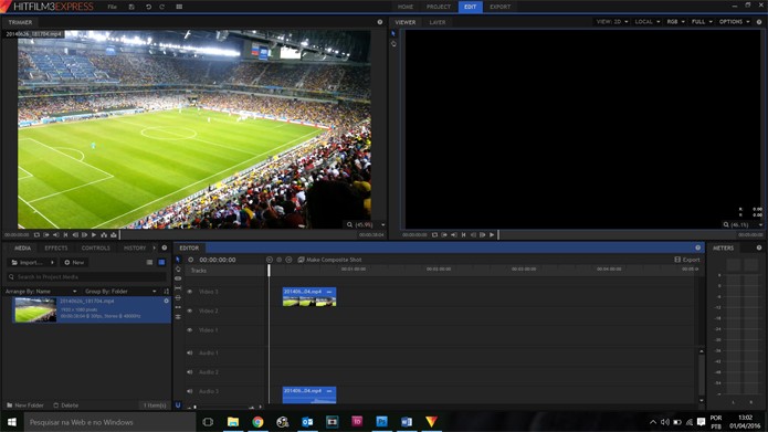 HitFilm Express oferece um arsenal de recursos para quem precisa editar (Foto: Reprodução/Filipe Garrett)