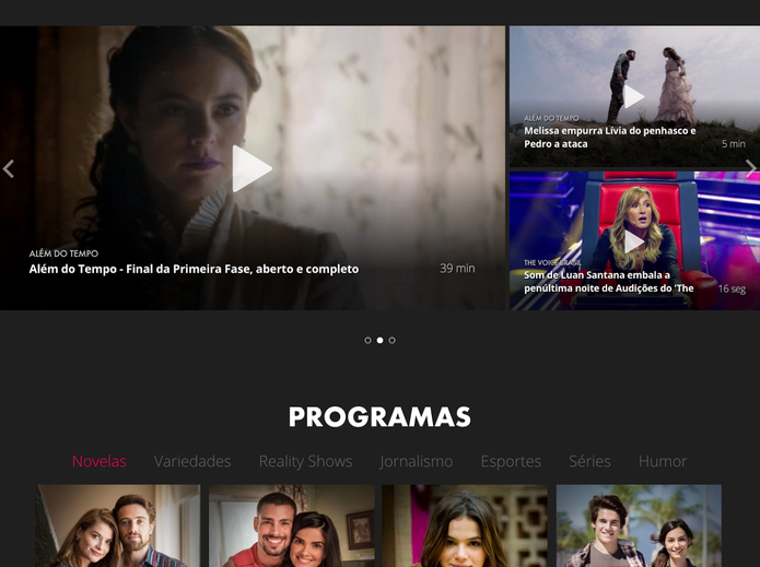 Saiba como usar o Globo Play para assistir programas da Globo de graça pelo computador (Foto: Reprodução/Globo Play)